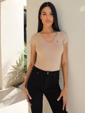 Blakely Lyla Bodysuit Tan | LTRFC1905