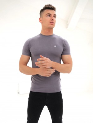 Blakely Rowan Brushed Soft T-Shirt Paars | NOWGP4125
