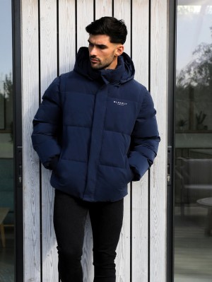 Blakely Ultimate Multiway Puffer Coat Donkerblauw | CDLSN1460